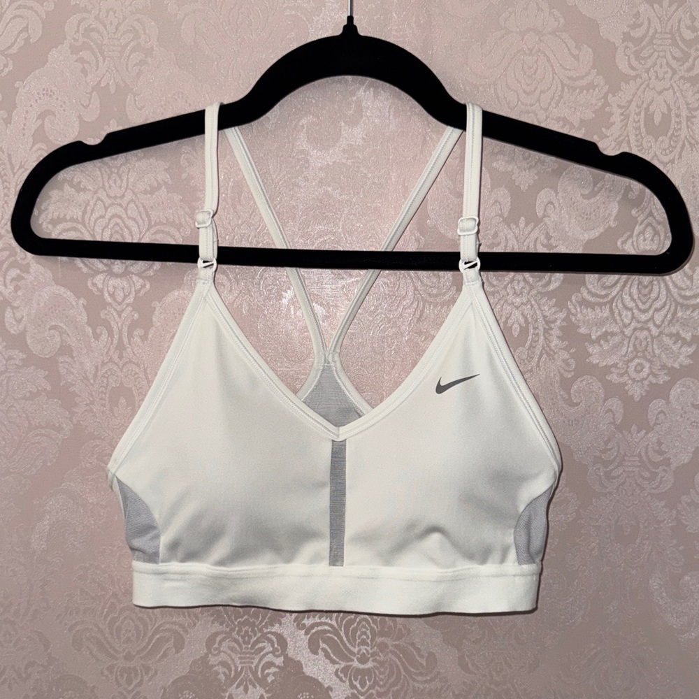 Women's Nike White Sports Bra